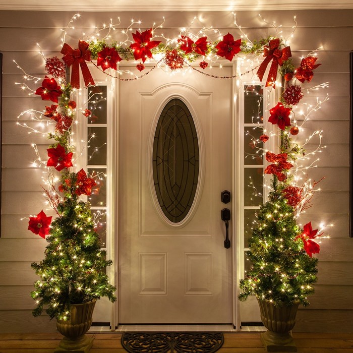 Christmas decor ideas for front door